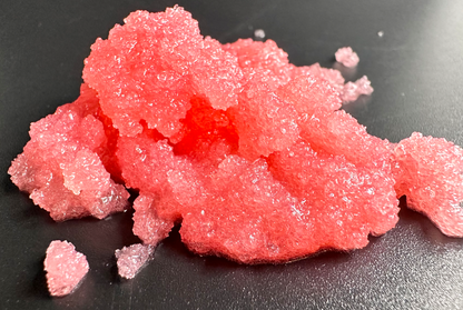 Close up shot of Berry Daiquiri lip scrub to showcase the texture and richness of the product